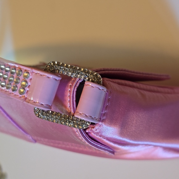 Dolls kill Pink Satin Shoulder Bag - Picture 2 of 8